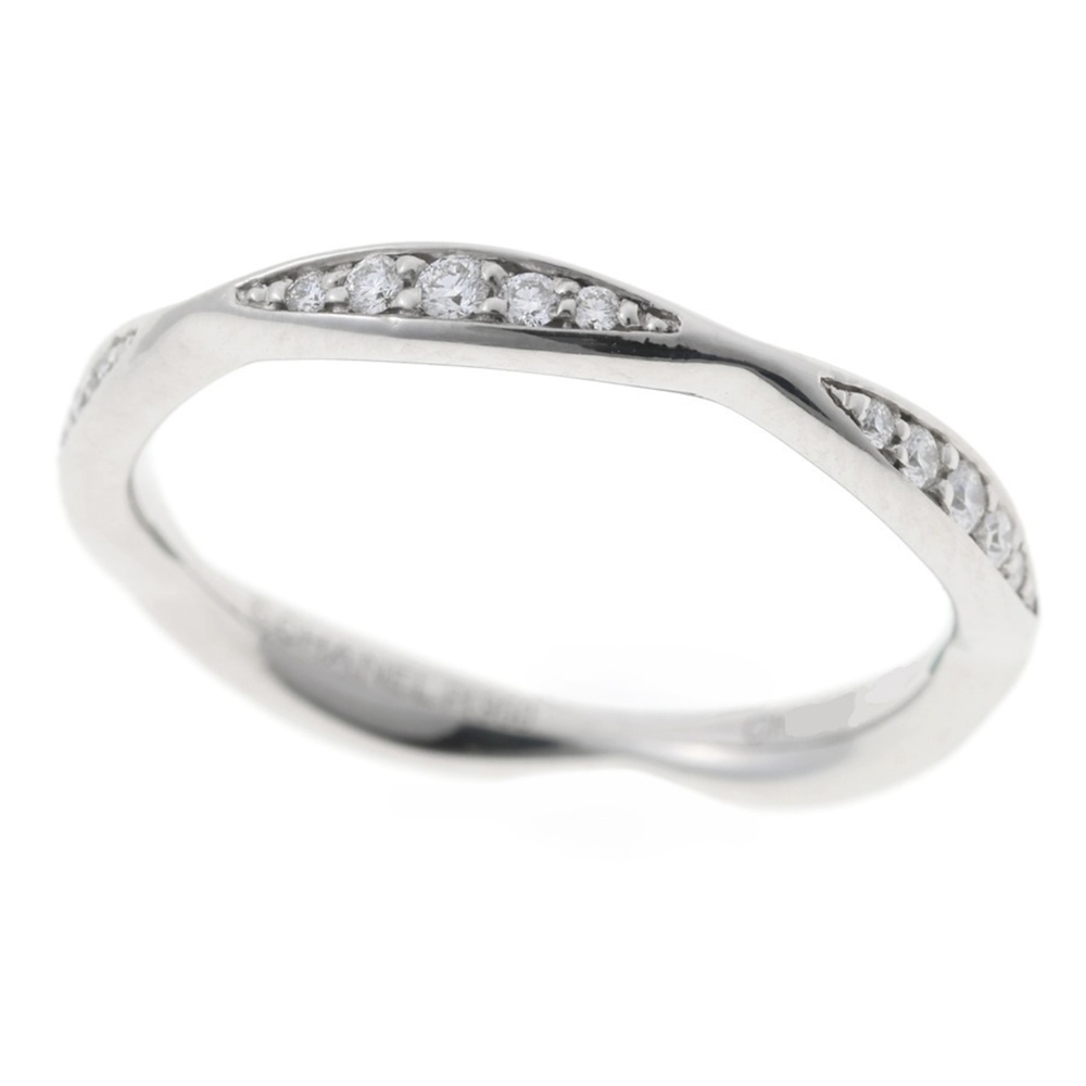 CHANEL Silver Diamond Eternity Ring